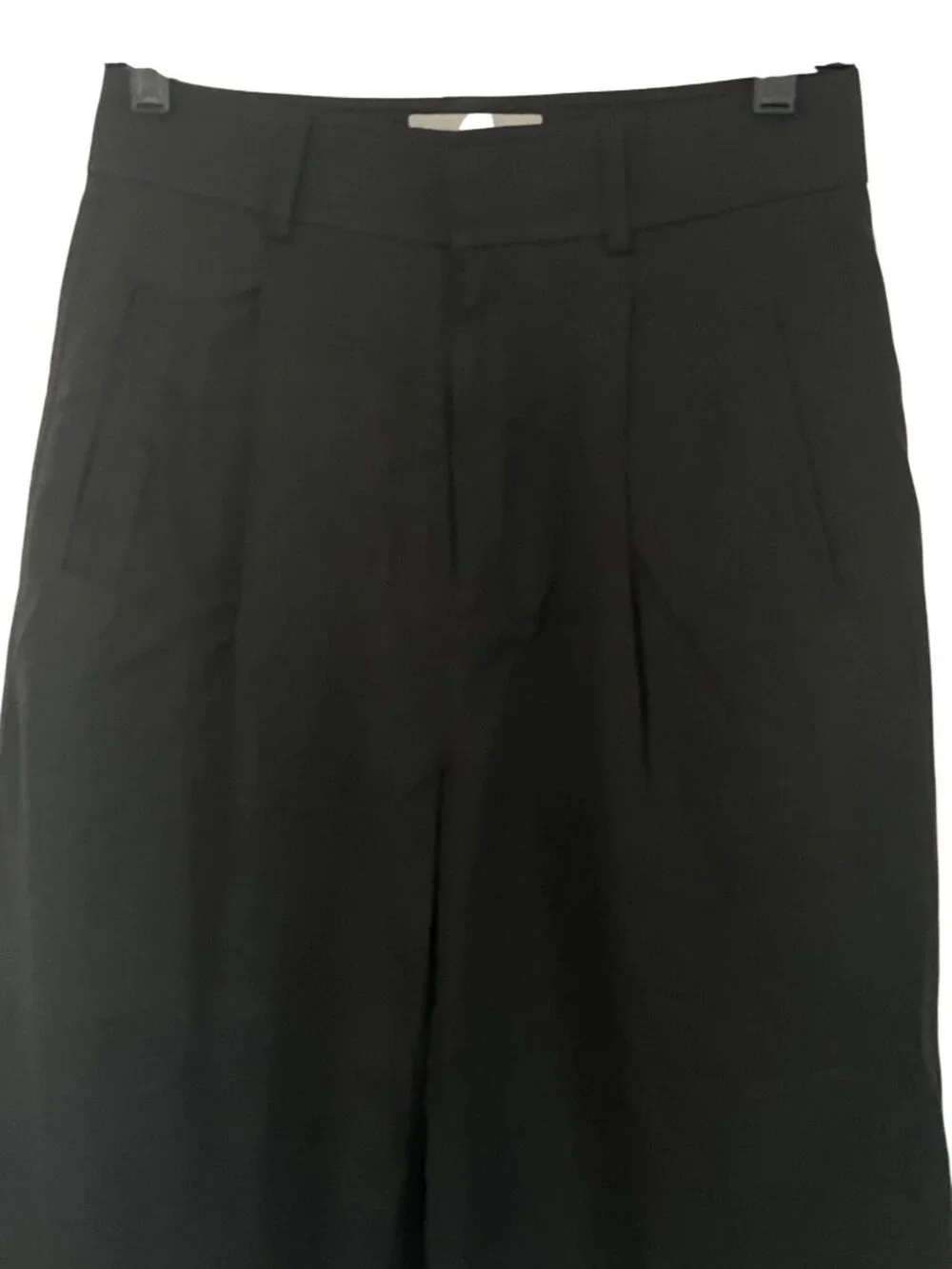 Everlane The Linen Way-High Drape Pants in Black 2 Short New Womens Dressy Trous